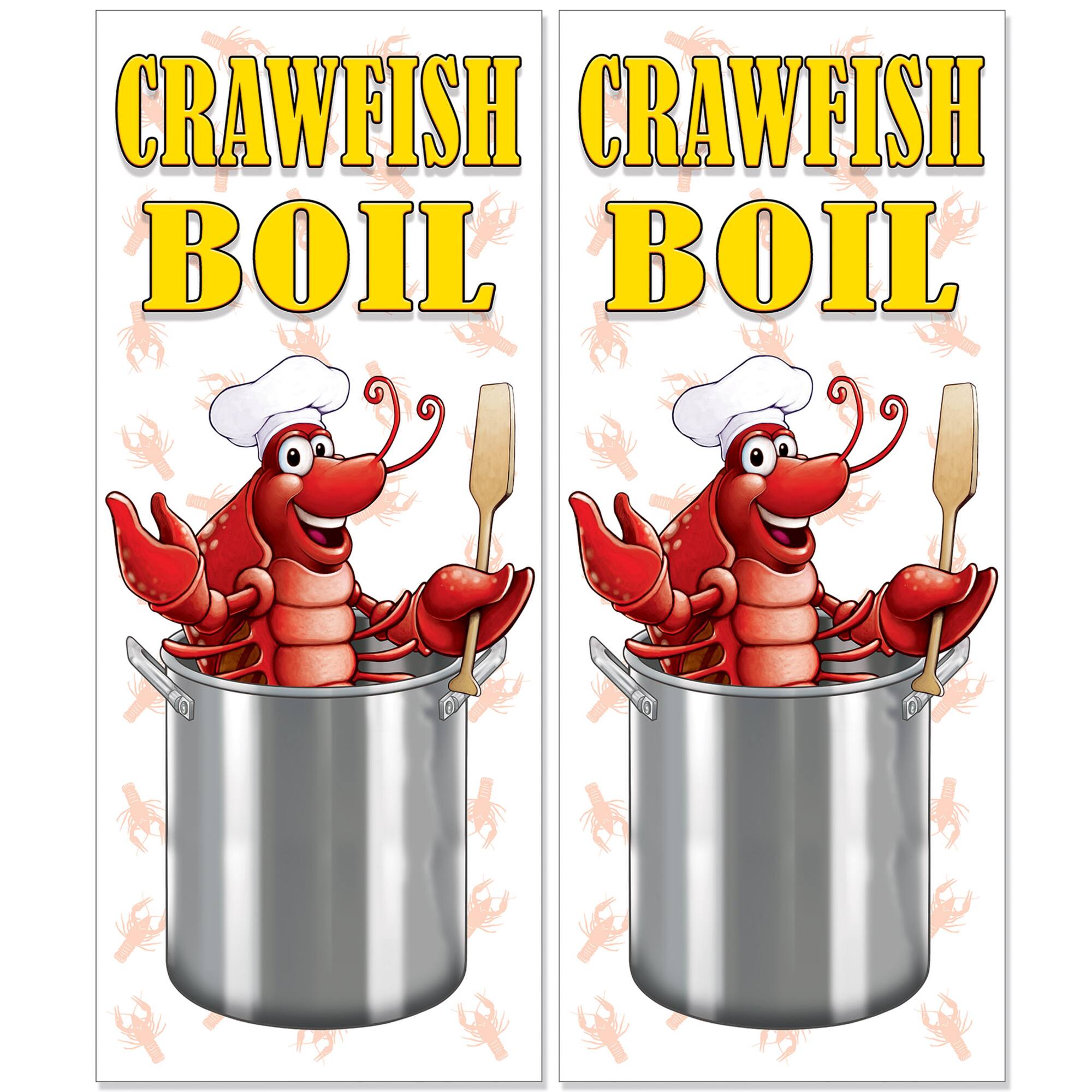 Beistle 30" x 6ft. Crawfish Boil Door Covers, 2ct.